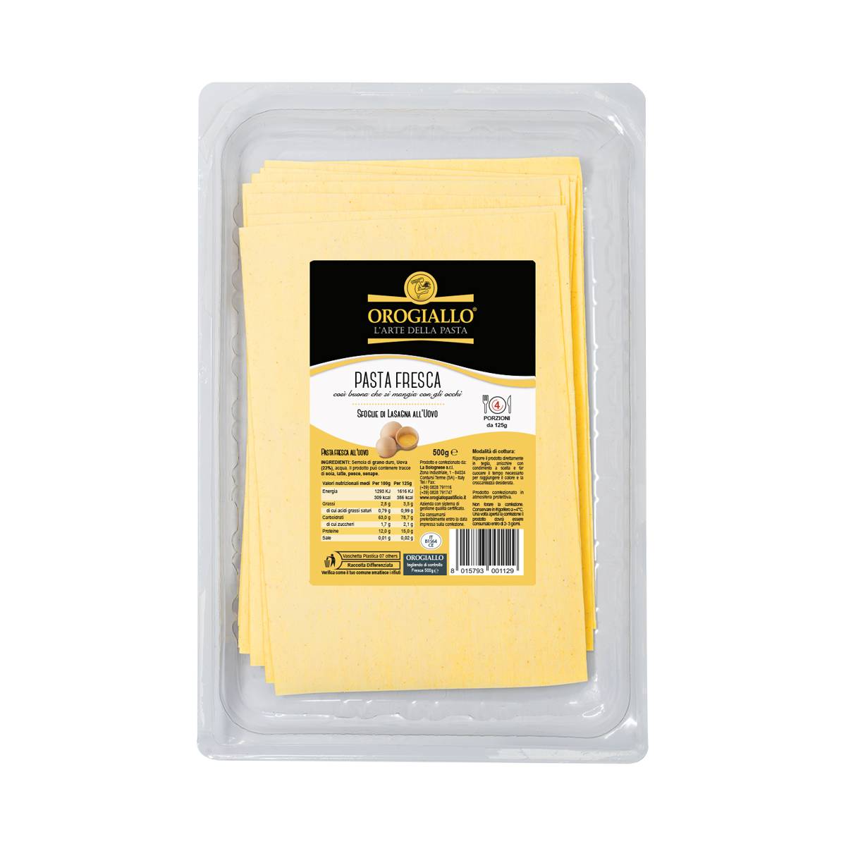 immagine Lasagne all’Uovo